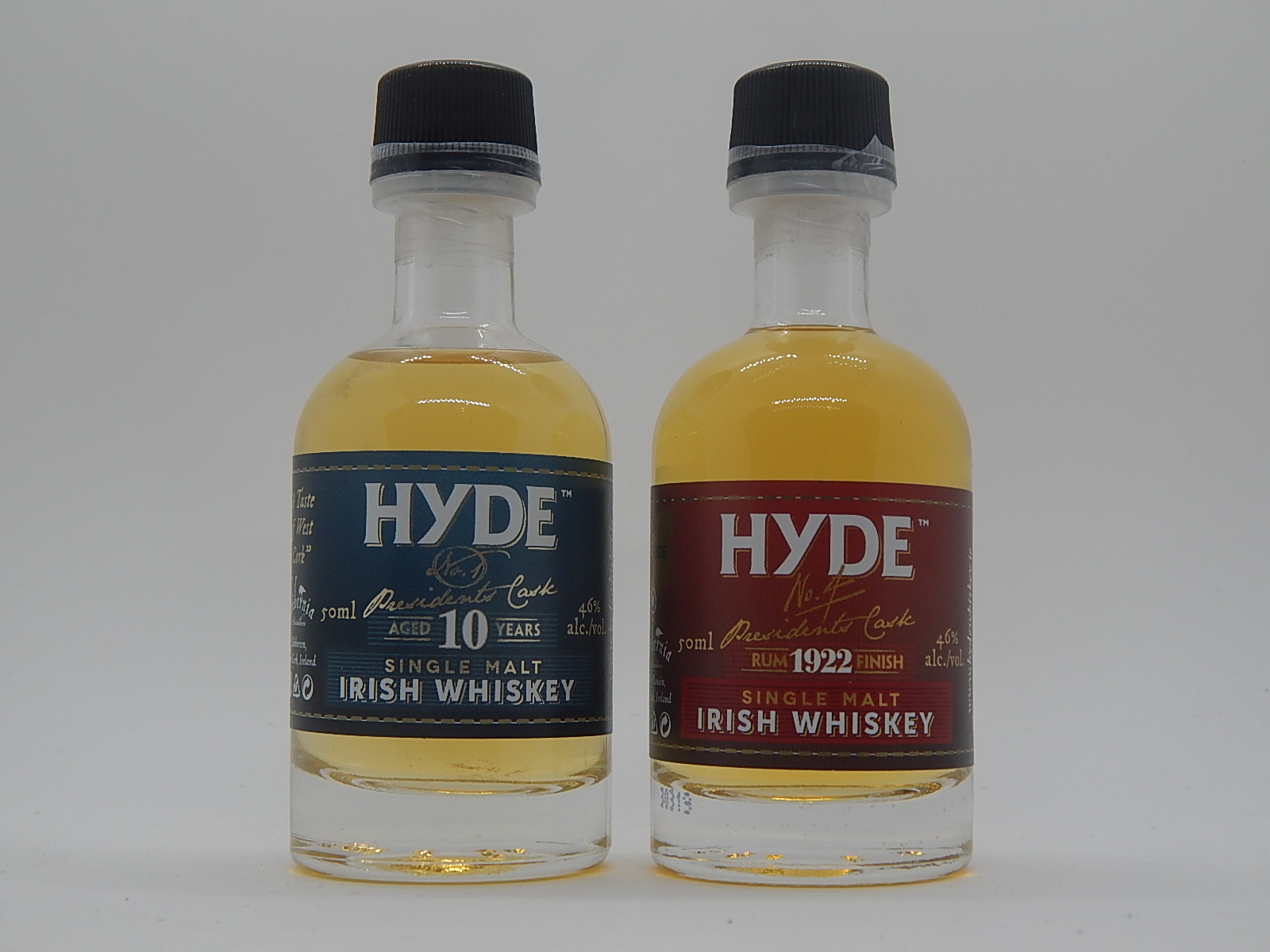 HYDE No.1 10yo - No.4 1922 SM Irish Whiskey